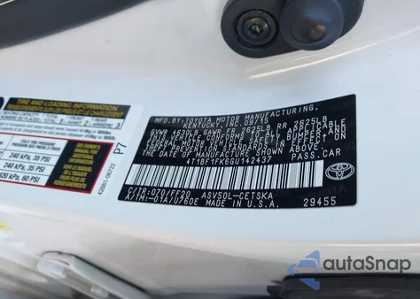 2016 Toyota Camry Se z USA, uszkodzony, nr VIN 4T1BF1FK6GU142437